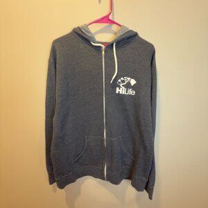 HILIFE Full Zip Hoodie (XXL) Black